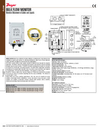 Thumbnail of document Data Sheet - BFM - Bulk Flow Monitor